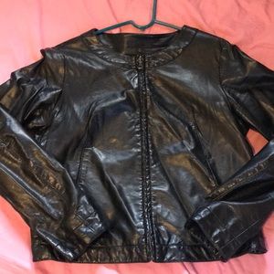 Faux Leather Jacket